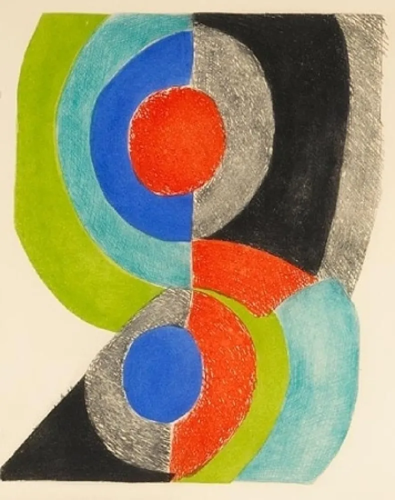 Etching And Aquatint Delaunay - Sans titre