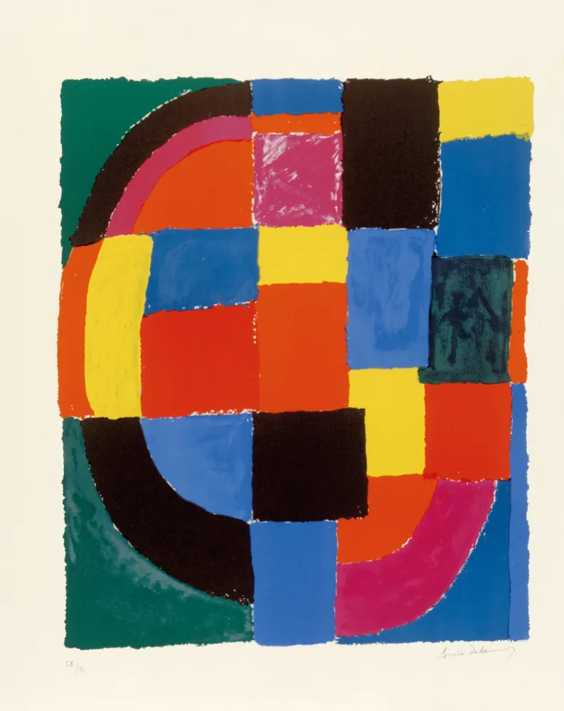 Screenprint Delaunay - Untitled 