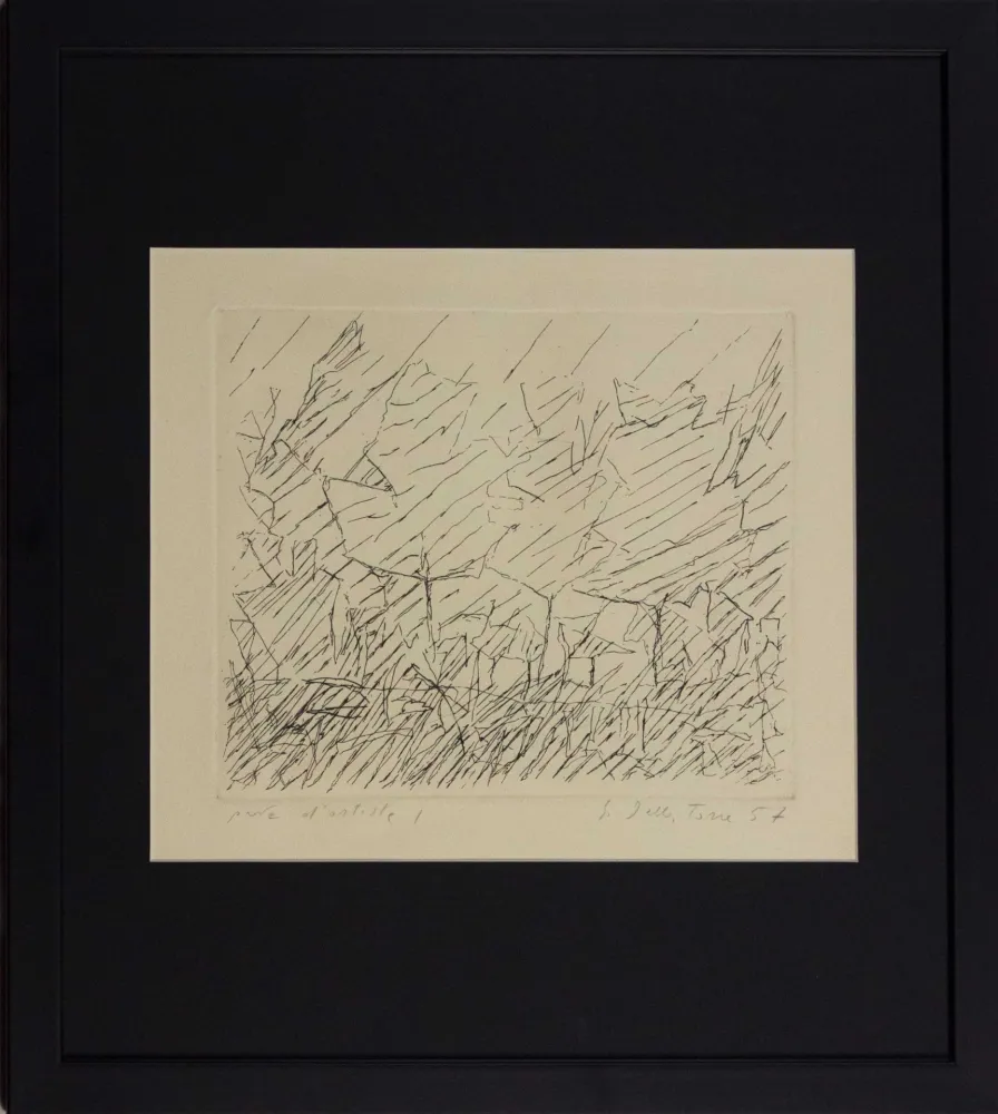 Engraving Della Torre - Alberi in Lombardia