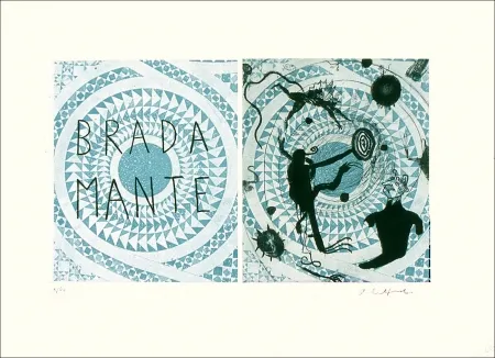 Engraving Delprat - BRADAMANTE