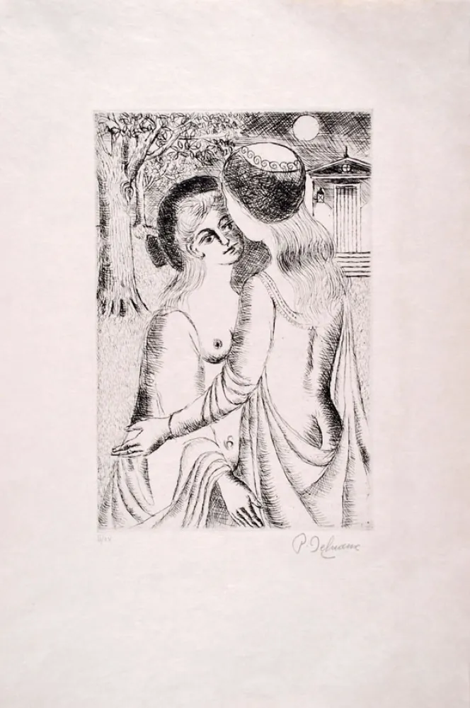 Engraving Delvaux - Douce Nuit