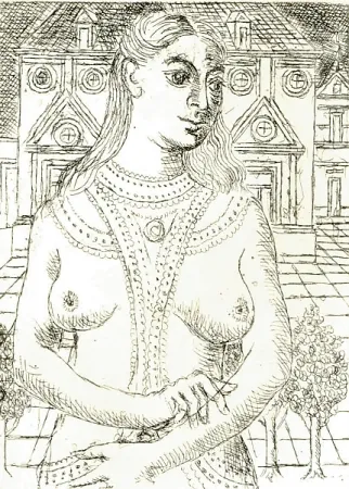 Etching Delvaux - Senza titolo