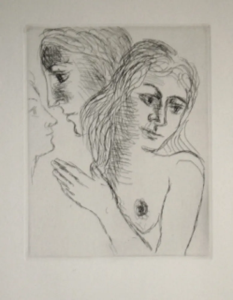 Etching Delvaux - Songe