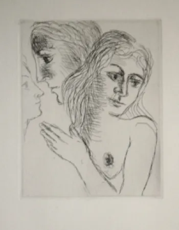 Etching Delvaux - Songe