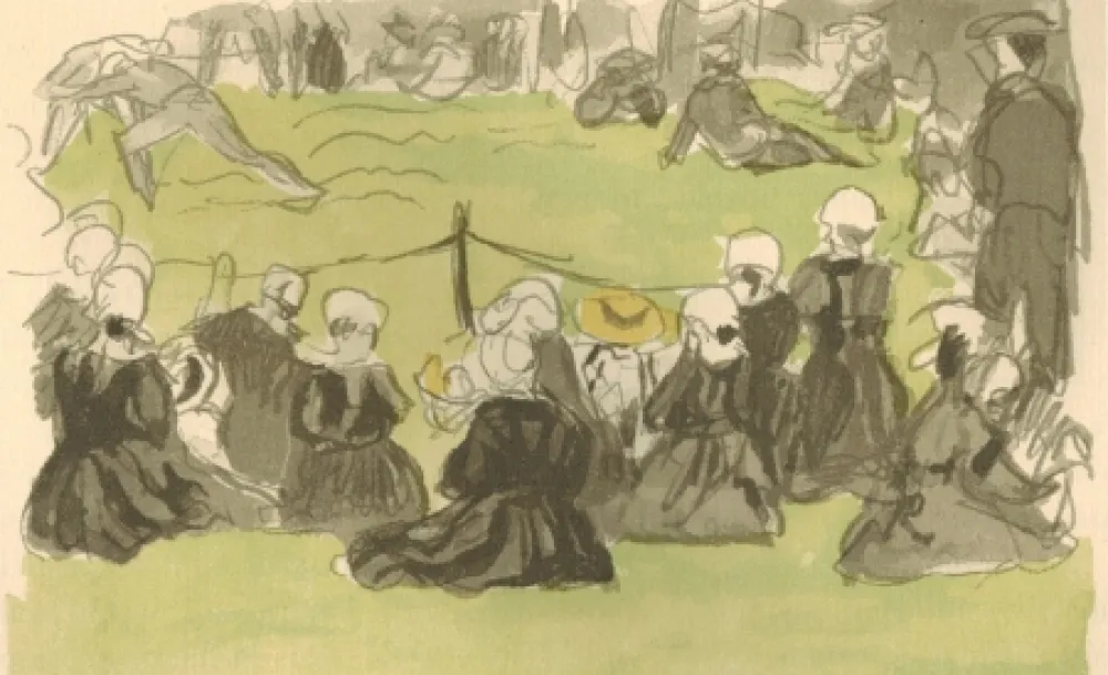 Illustrated Book Denis - Le crépuscule sur la mer.  Illustrations de Maurice Denis.