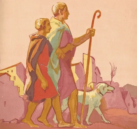 Illustrated Book Denis - Le Livre de Tobie, Traduit sur la Vulgate.Illustrations de Maurice Denis, Gravées sur bois par Jacques Beltrand