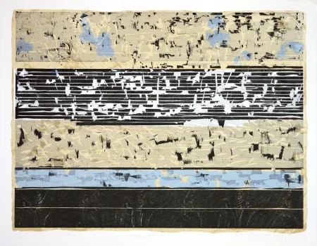 Lithograph Denning - Island I