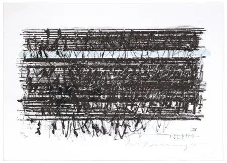 Lithograph Denning - Islande III