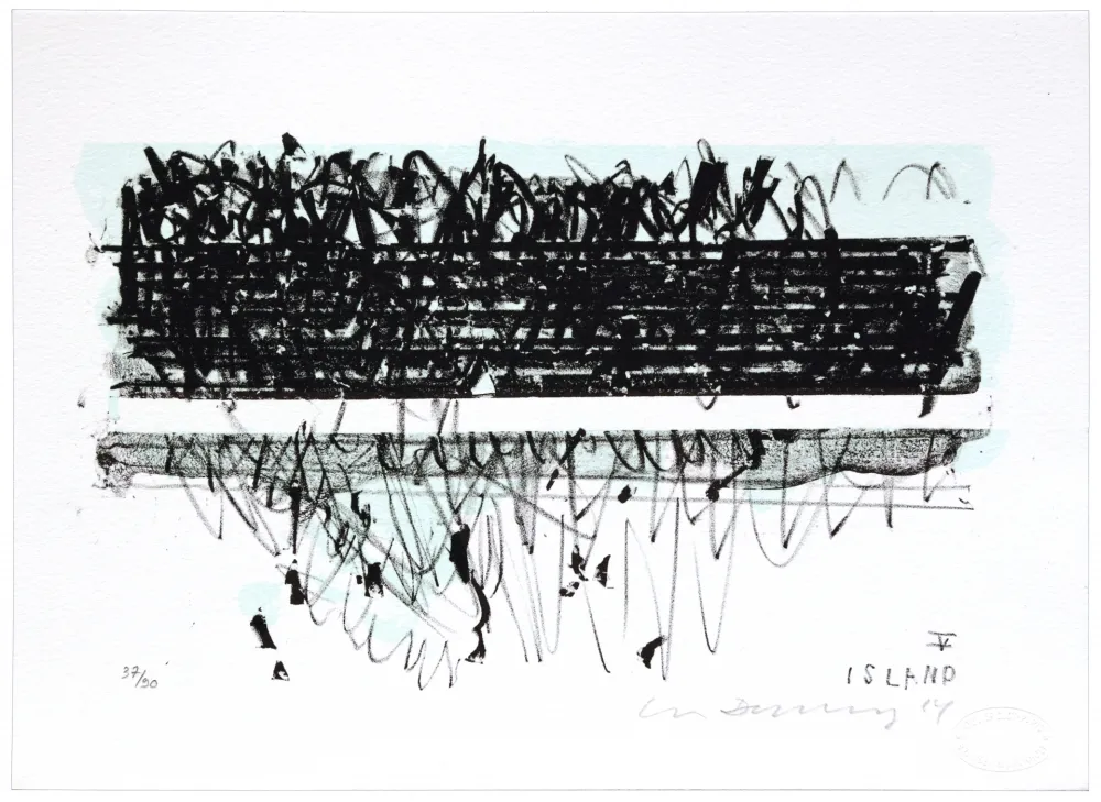 Lithograph Denning - Islande V