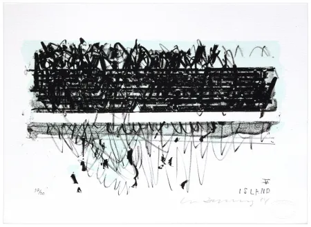 Lithograph Denning - Islande V