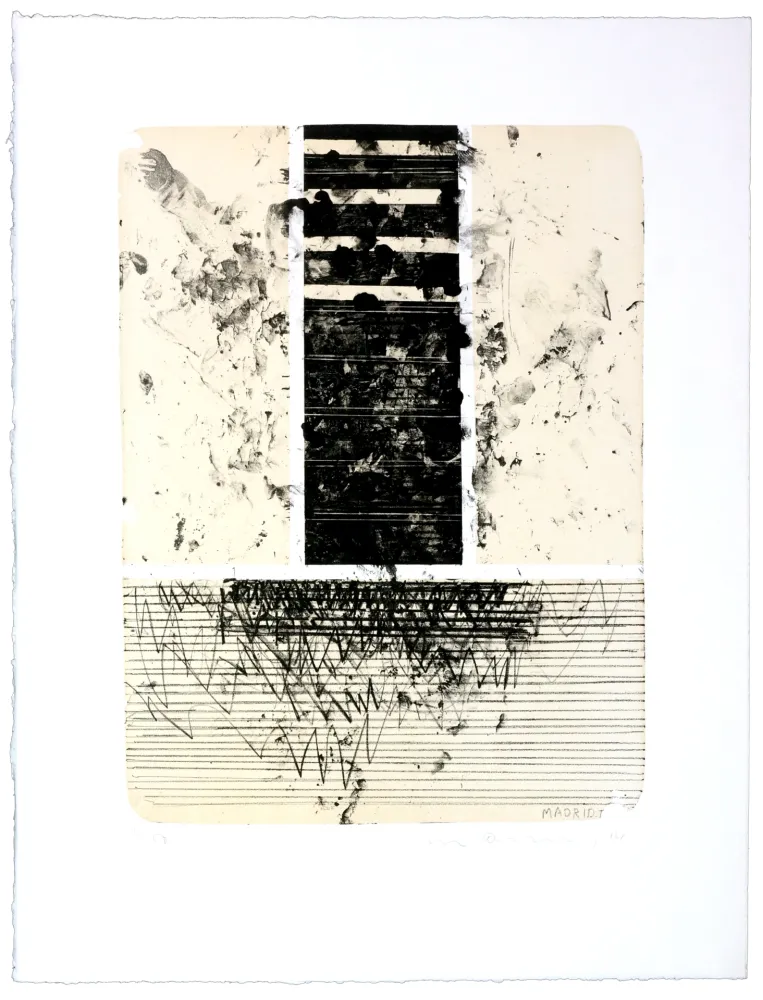 Lithograph Denning - Madrid I