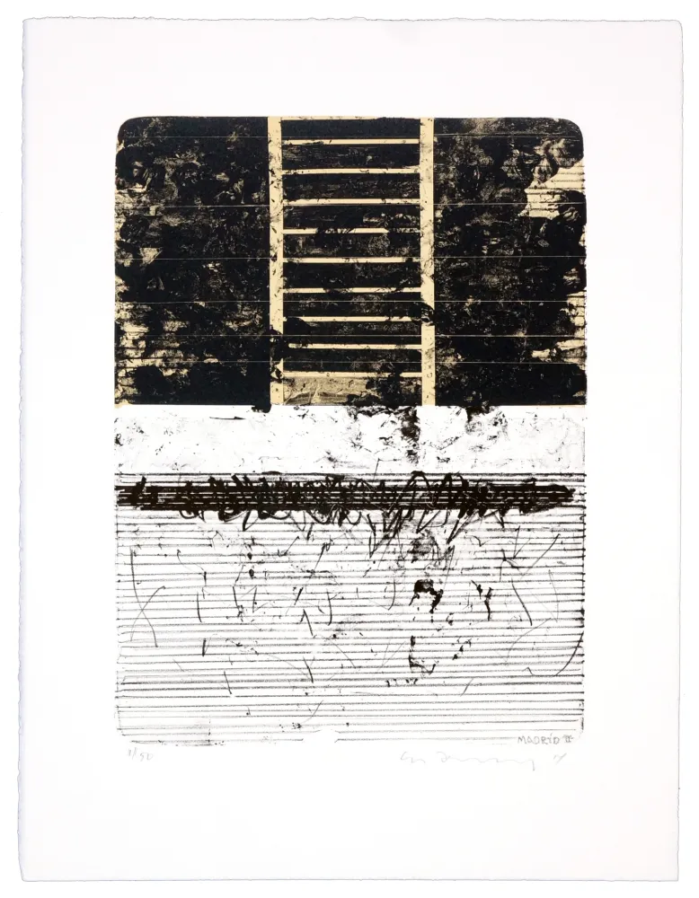 Lithograph Denning - Madrid II