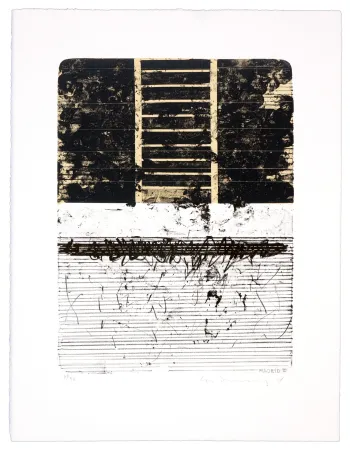 Lithograph Denning - Madrid II