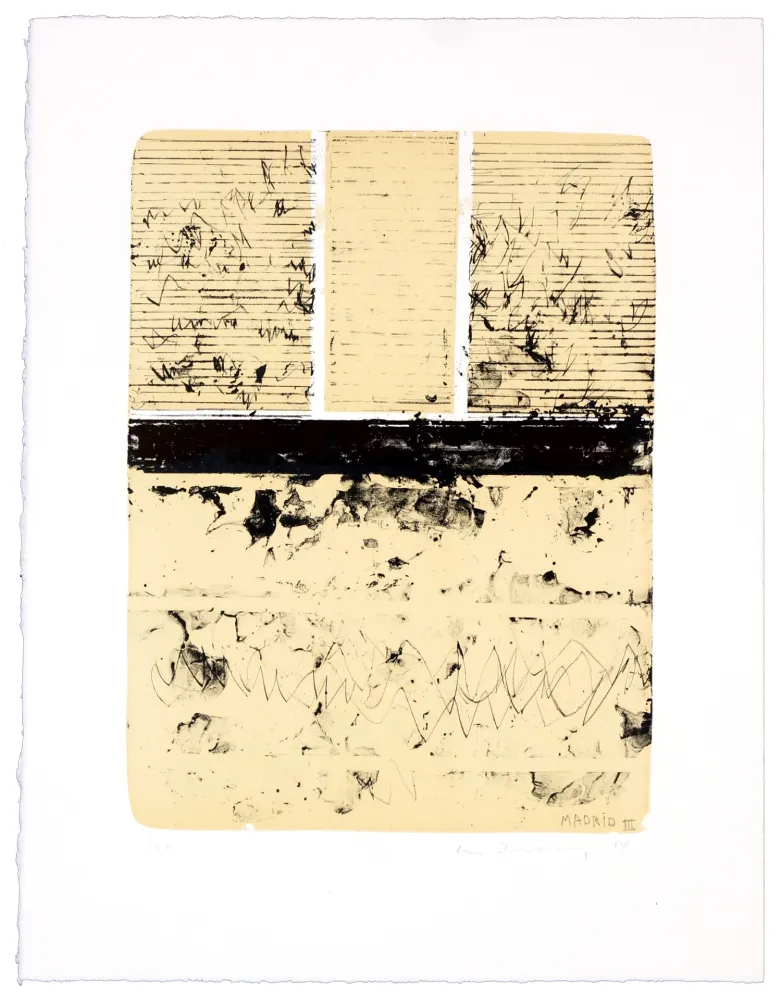 Lithograph Denning - Madrid III