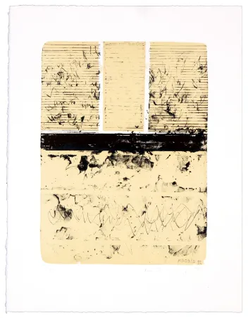 Lithograph Denning - Madrid III