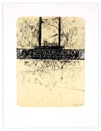 Lithograph Denning - Madrid IV