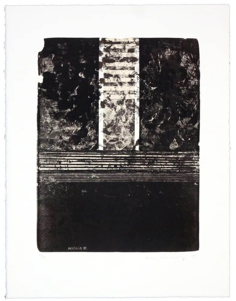 Lithograph Denning - Madrid VI