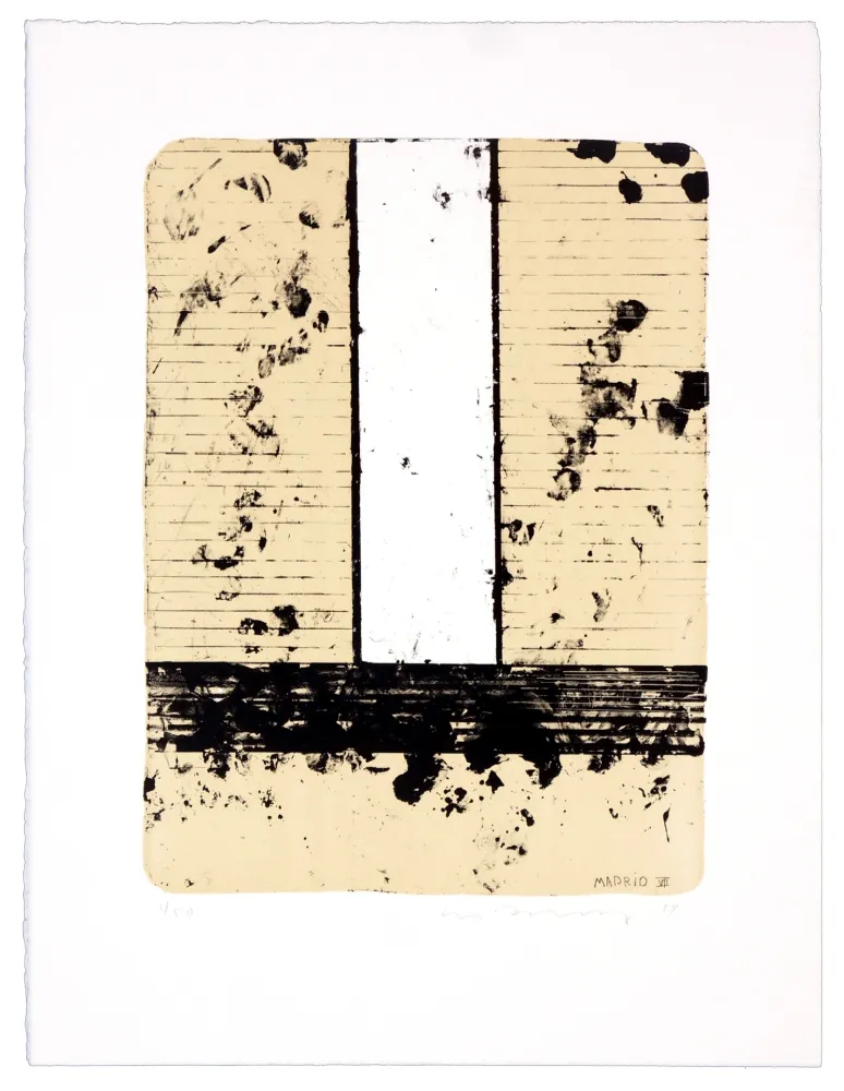 Lithograph Denning - Madrid VII