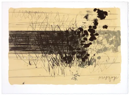 Lithograph Denning - Paysage I