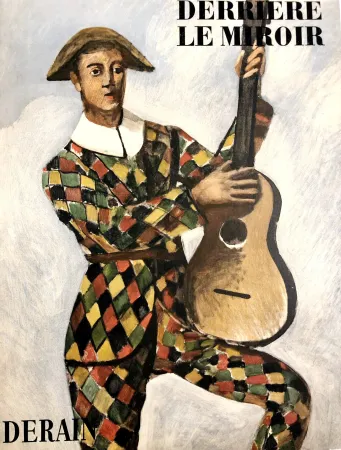 Lithograph Derain - Arlequin à la guitare