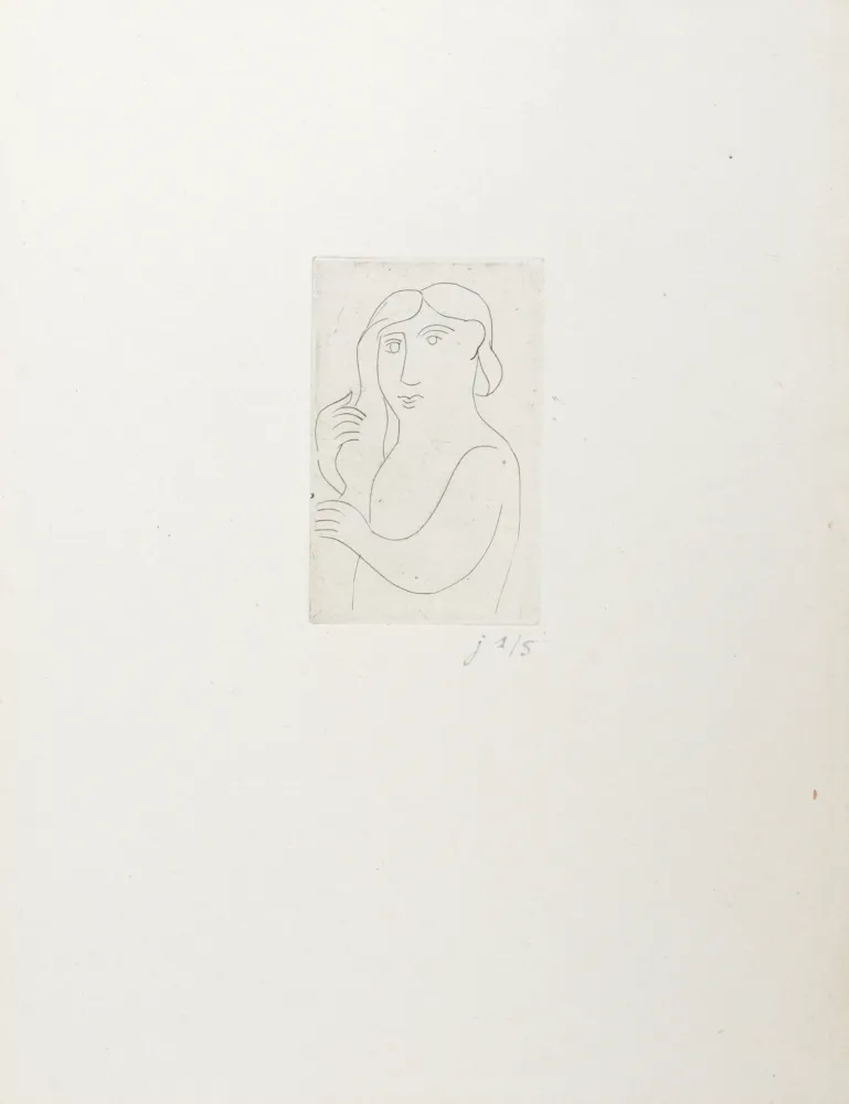 Etching Derain - Figure, 1948