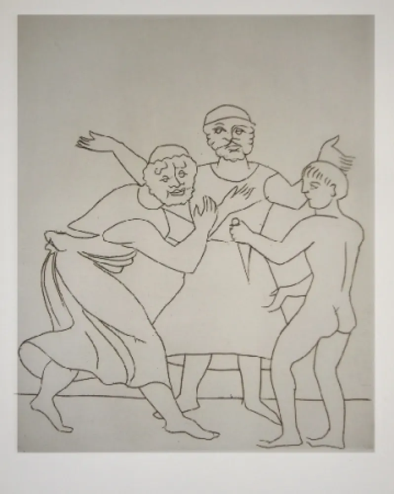 Etching Derain - Le satyricon  36 eaux-fortes