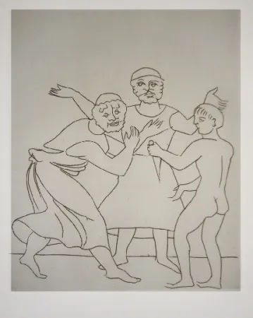 Etching Derain - Le satyricon  36 eaux-fortes