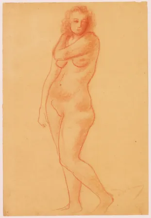 No Technical Derain - Ohne Titel (Nu debout/Femme nue).
