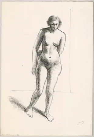 Lithograph Derain - Ohne Titel (Nu, le bras replié derrière le dos)