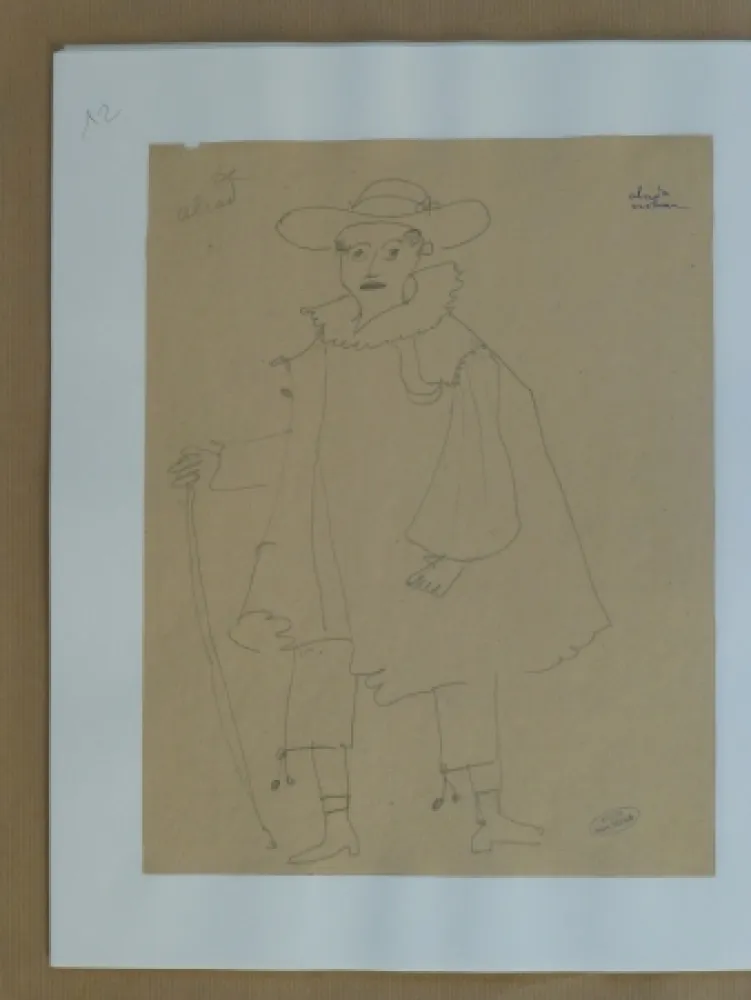 No Technical Derain - Personnage d'opéra à l'épée 