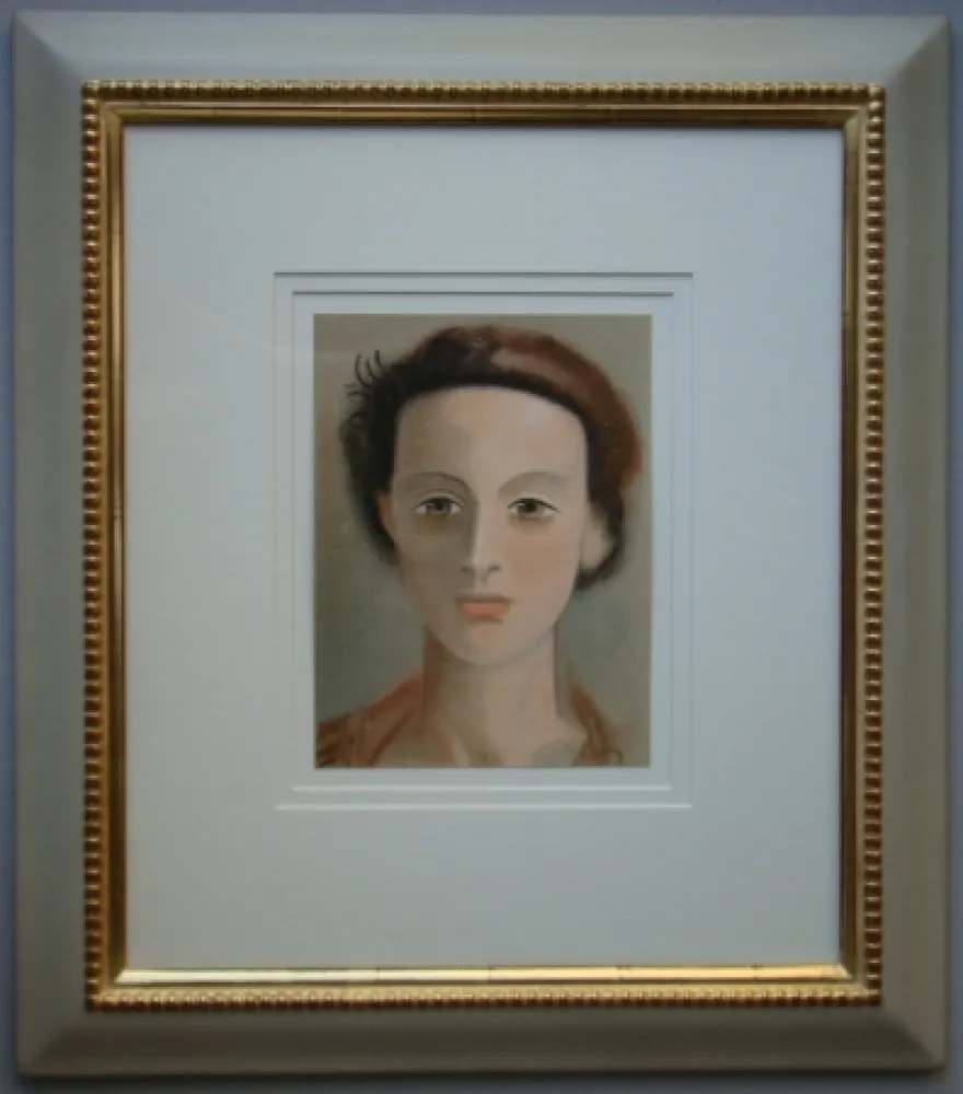 Lithograph Derain - Tête de femme