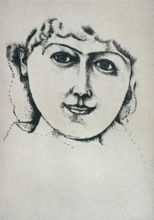 Drypoint Derain - Tête de Femme