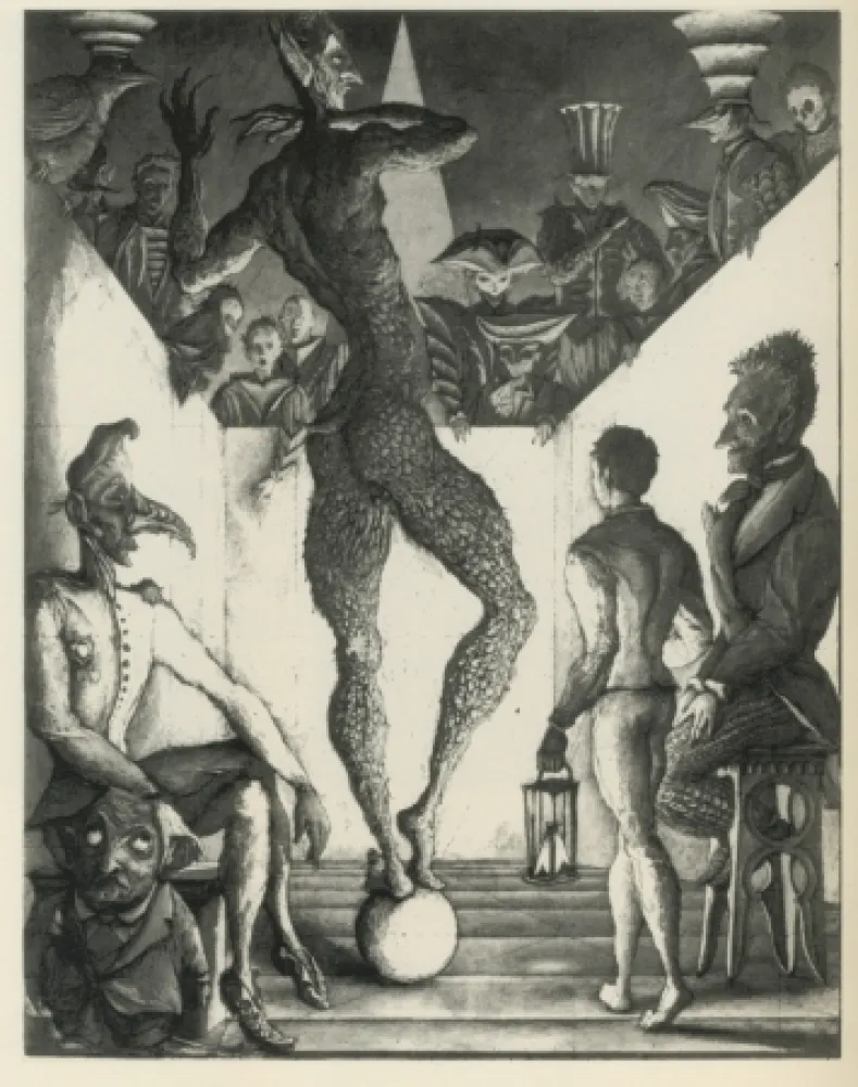 Etching And Aquatint Desmazières - La Danse du Diable