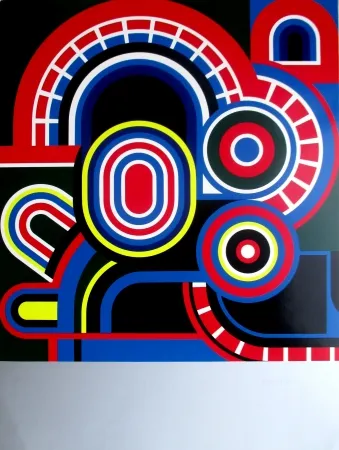 Screenprint Dewasne - Composition I