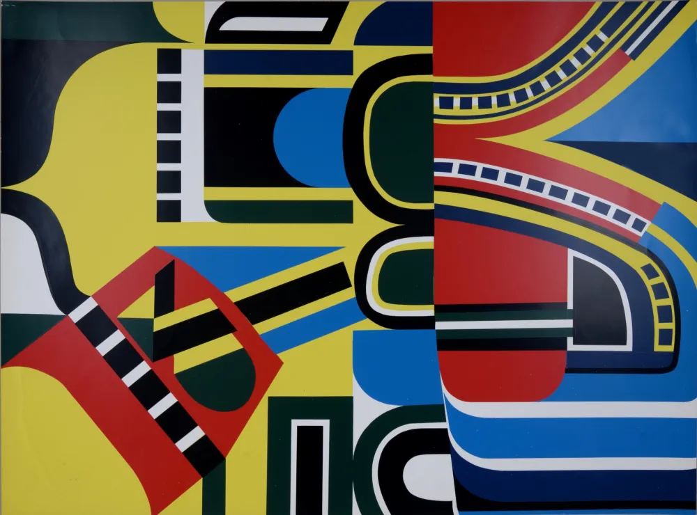 Screenprint Dewasne - Composition III, 1969