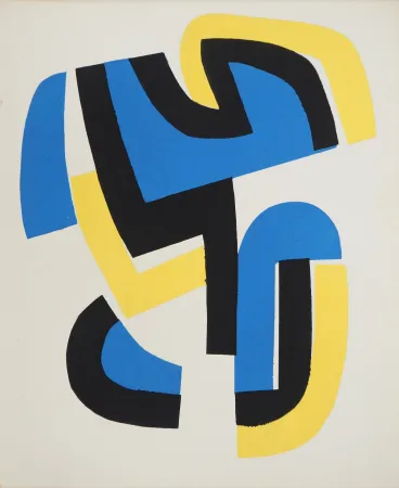 Lithograph Dewasne - Livre Futur