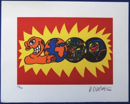 Screenprint Di Rosa - 2000 - Hommage à Combas