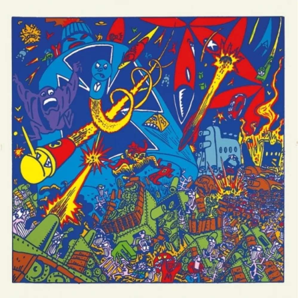 Screenprint Di Rosa - Bataille