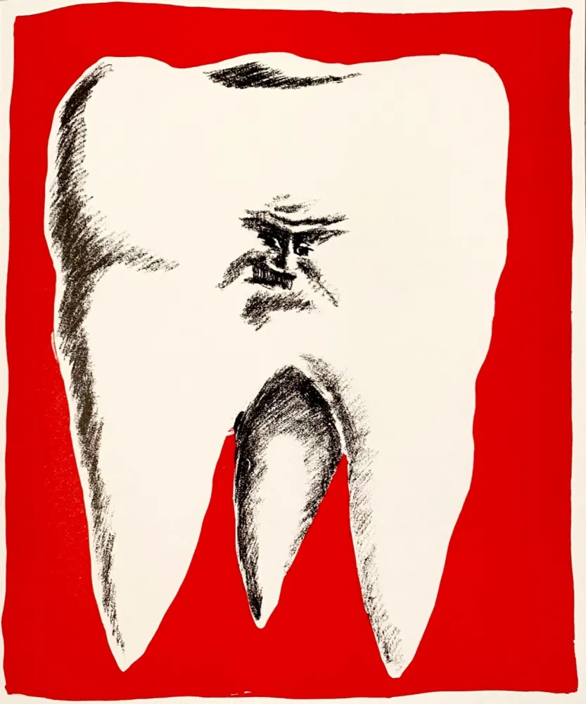 Lithograph Di Rosa - Corps amoureux