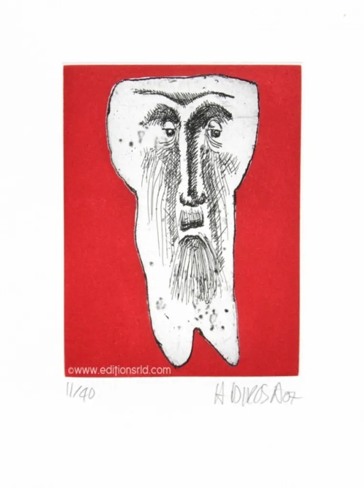 Etching Di Rosa - Dent #15