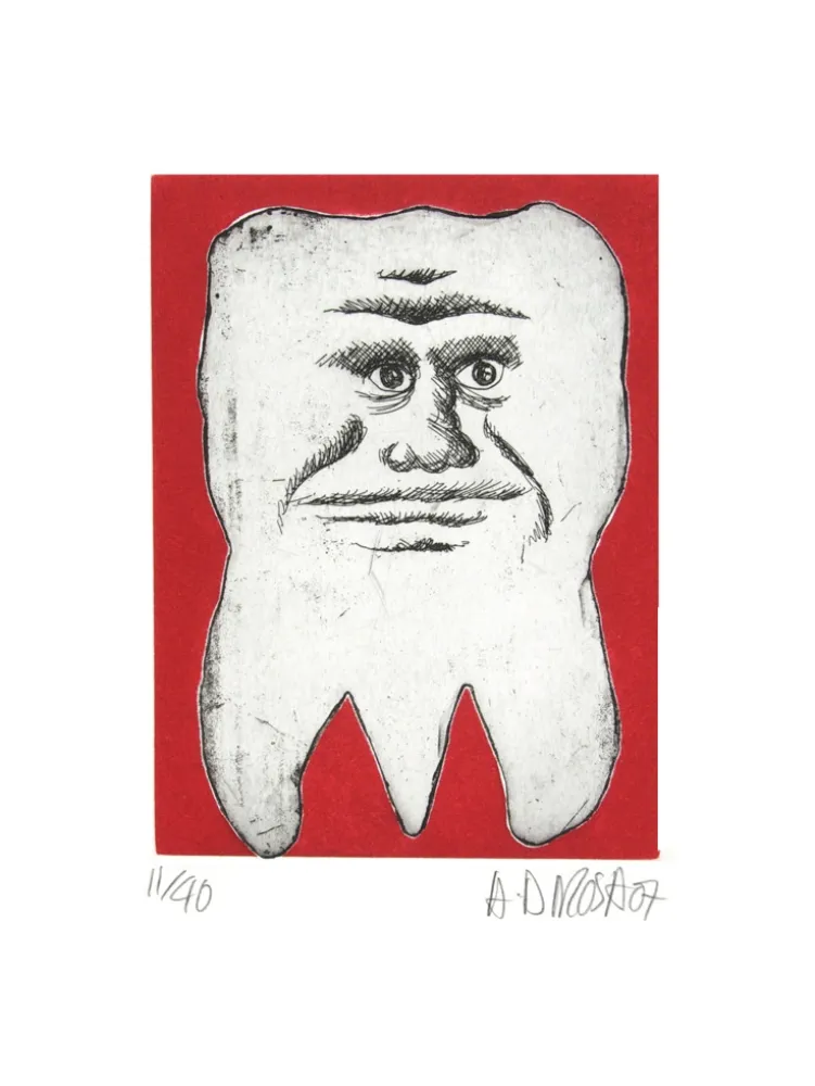 Engraving Di Rosa - Dent N°20