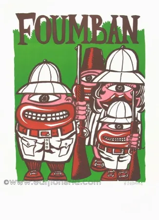 Lithograph Di Rosa - Foumban