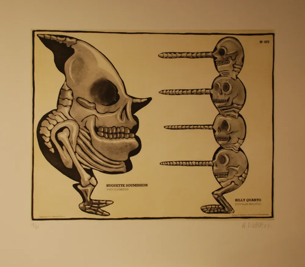 Etching Di Rosa - Huguette Soumission