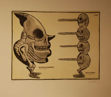 Etching Di Rosa - Huguette Soumission