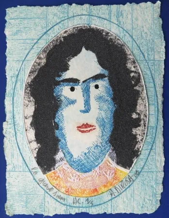 Etching Di Rosa - La grande soeur