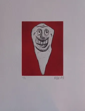 Etching Di Rosa - Les 32 dents