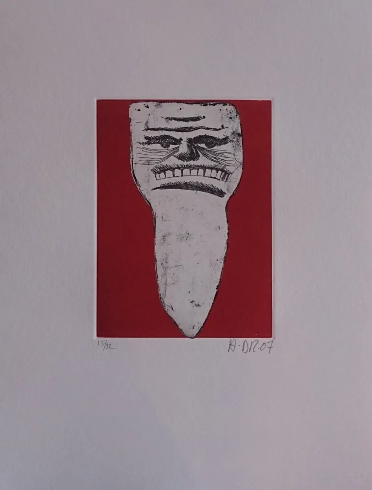 Etching Di Rosa - Les 32 dents