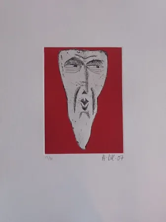 Etching Di Rosa - Les 32 dents