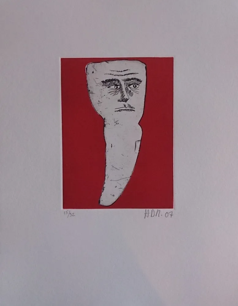 Etching Di Rosa - Les 32 dents