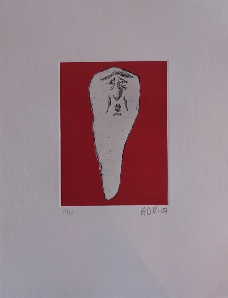 Etching Di Rosa - Les 32 dents